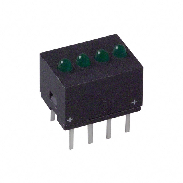 5555301 LED 2MM QUAD GREEN