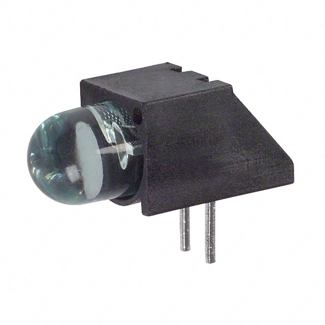 5505607F LED 5MM RT ANG SUP CLR GRN PCMNT