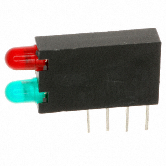 5682F1_5 LED RED/GRN DUAL T1 PC MNT