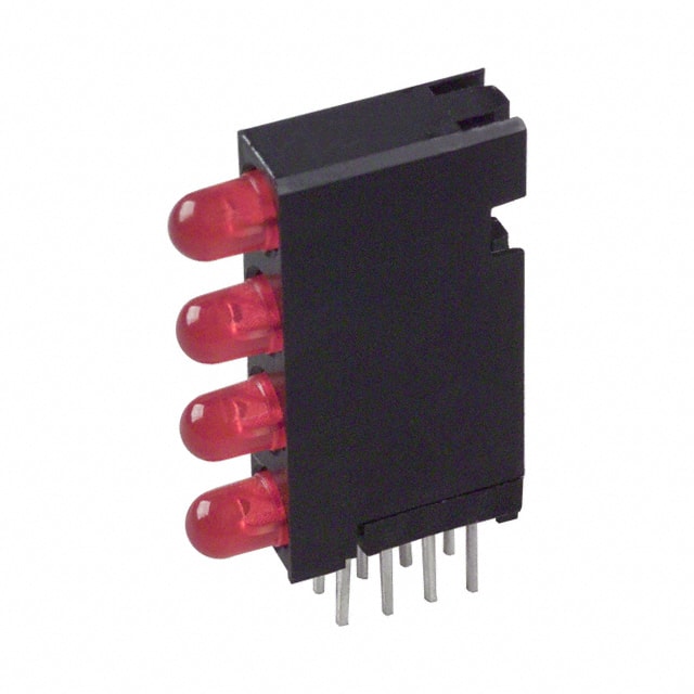 5680101111F LED 4HI 3MM HI EFF RED PC MNT