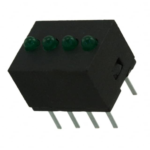 5555303F LED 2MM QUAD 5V VERTICAL GREEN
