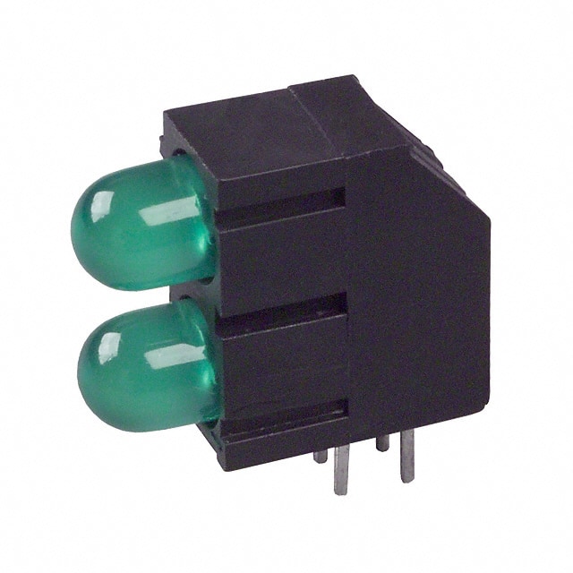 SSF-LXHM250GGD LED 5MM 2-HI MATING GREEN PC MNT