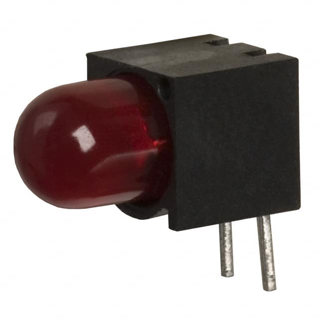 5501105F LED 5MM RT ANG LOW CUR RED PCMNT