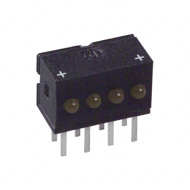 5554403 LED 2MM QUAD 5V YELLOW