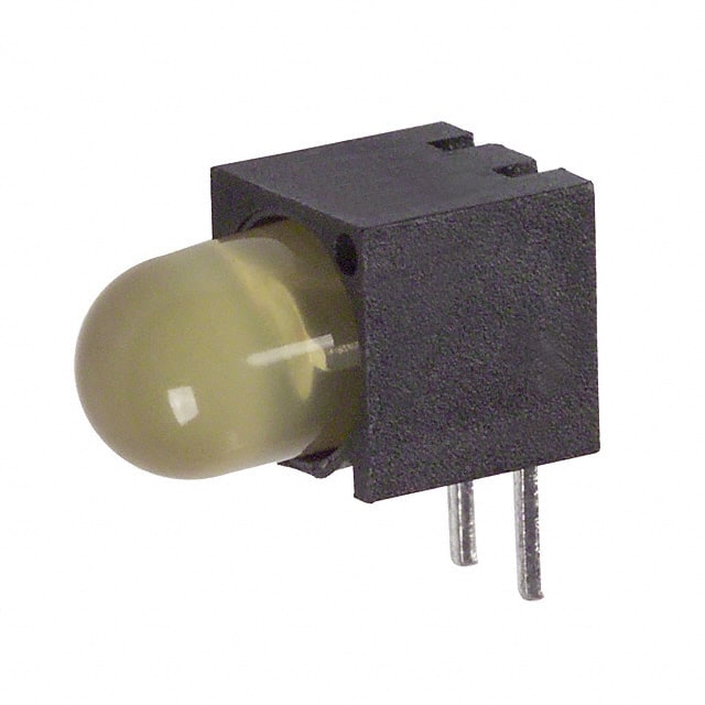 5505305F LED 5MM RT ANG SUP DIFF YEL PCMT