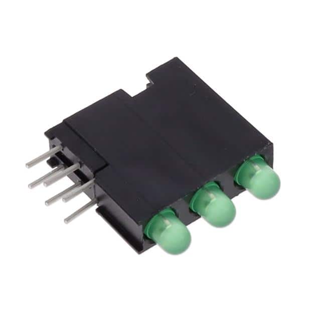 5640140222F LED 3MM 3HI GREEN PC MNT
