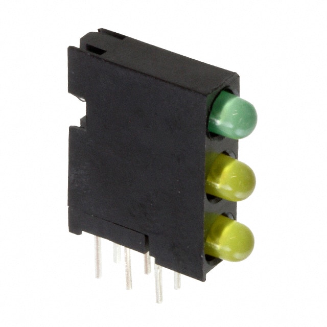 5640100221F LED CBI 3MM 3X1 GRN/GRN/RED DIFF
