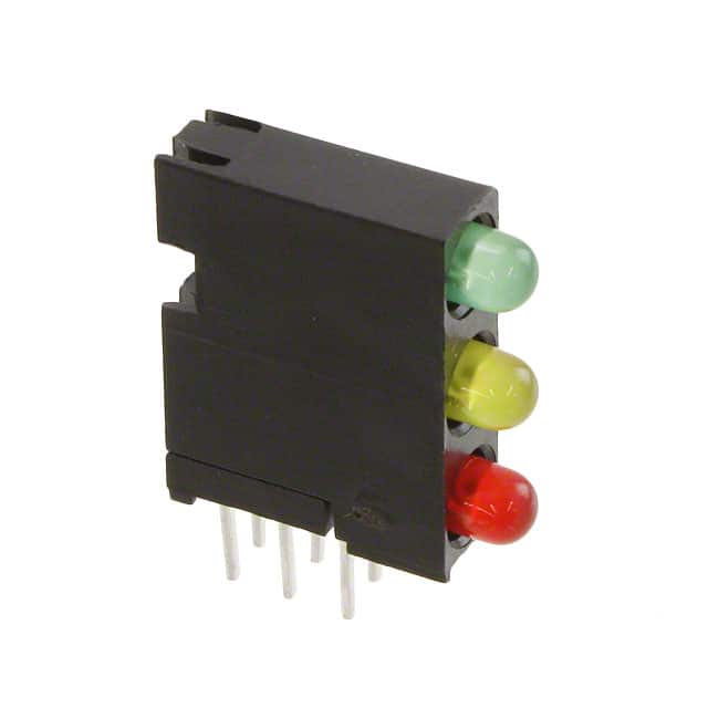 5640100231F LED CBI 3MM 3X1 GRN/YLW/RED DIFF
