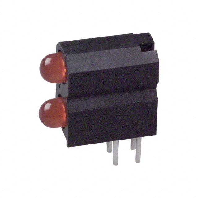 5530177300F LED 2HI 3MM DIFF ORANGE PC MNT