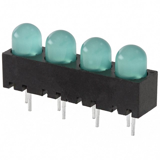 5501304004F LED CBI 5MM GN DFF 2MA VERT QUAD