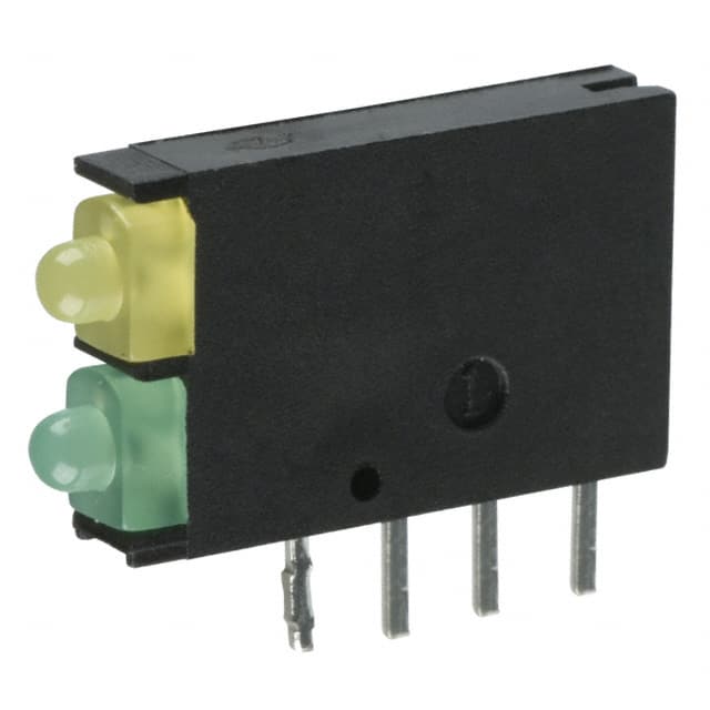 5710132F LED 2MM BI-LEVEL YLW/GRN DIFF