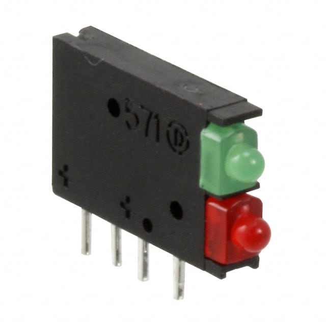 5710121F LED CBI 2MM BI-LEVEL GRN,RED