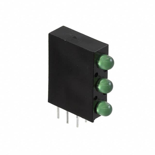 QLA764B-3G LED 3MM BI-LVL RA GREEN DIFF