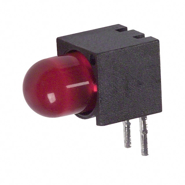 5502405 LED 5MM RT ANG HI EFF RED PCMNT