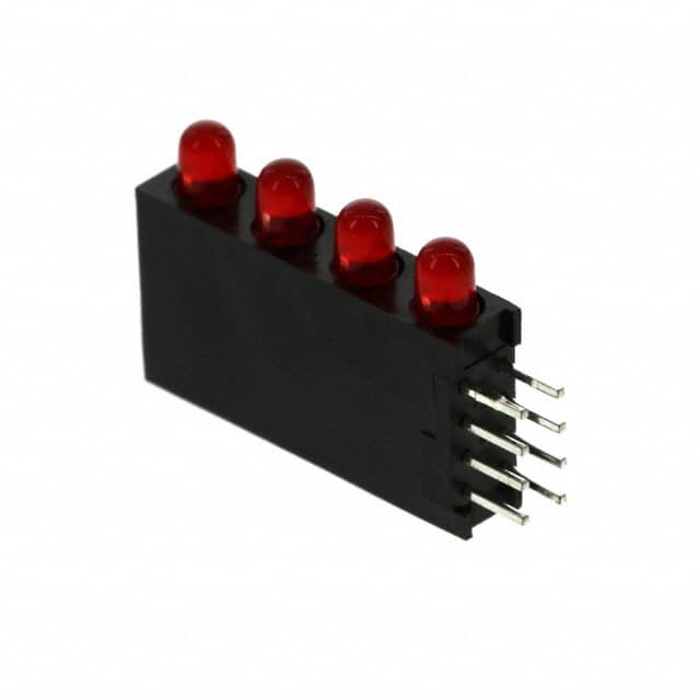 WP934SB/4ID LED 3MM QUAD 627NM HER HER DIFF
