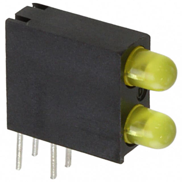 5530133200F LED CBI 3MM BI-LVL YELLOW/YELLOW