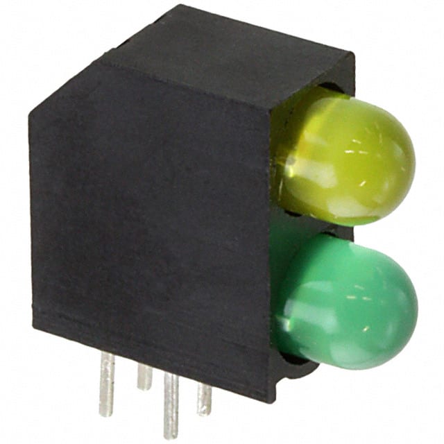 5520232F LED CBI 5MM BI-LVL YLW/GRN DIFF