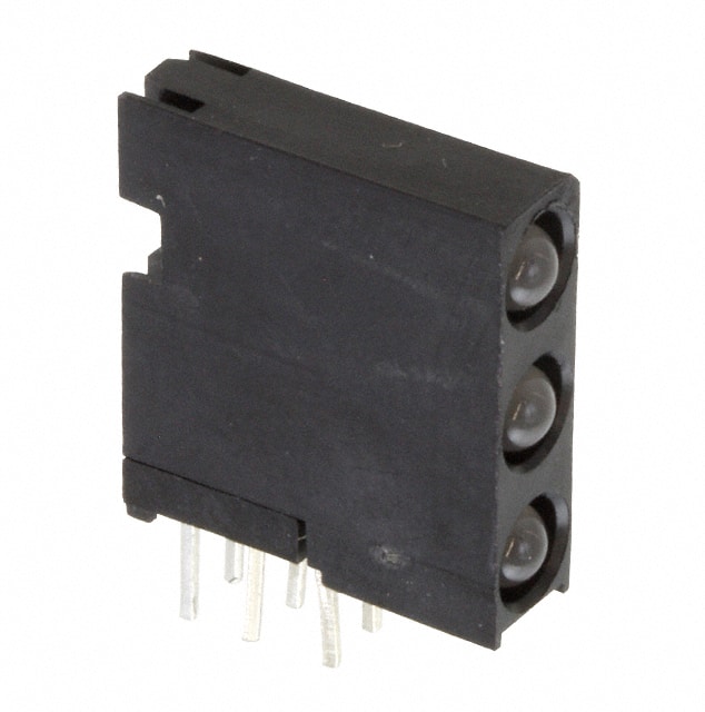 5640710555F LED CBI 3MM 3X1 R/Y,R/Y,R/Y DIFF