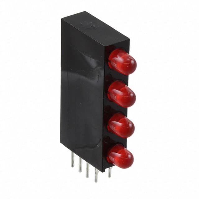 QLA874B-4I LED 3MM BI-LVL RA RED DIFF