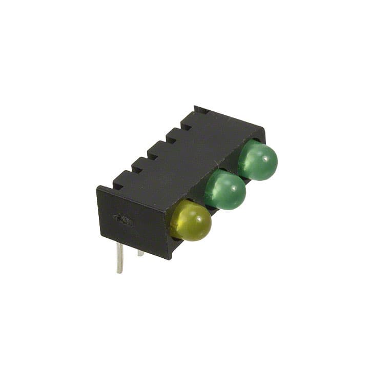5510003828F LED CBI 3MM YW/GN/GN TRI LEVEL