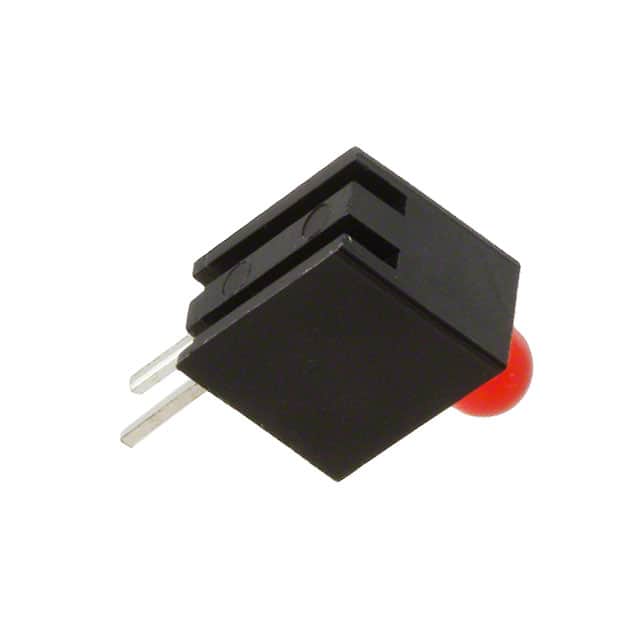 H101CRDL LED ASSY RA 3MM RED 655NM