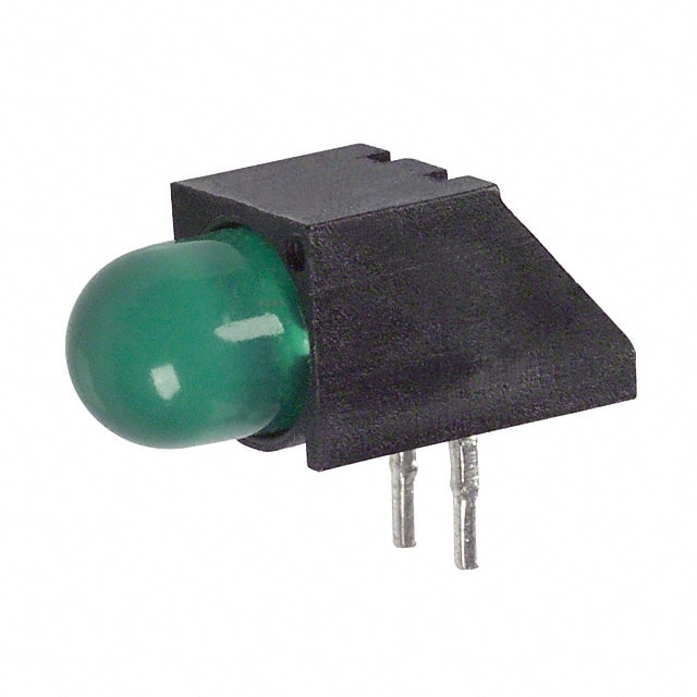 5505207 LED 5MM RT ANG SUP DIFF GRN PCMT
