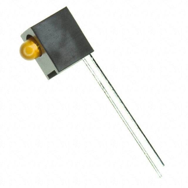 HLMP-1401-D00A1 LED 3MM GAP DIFF YLW RA HOUSING