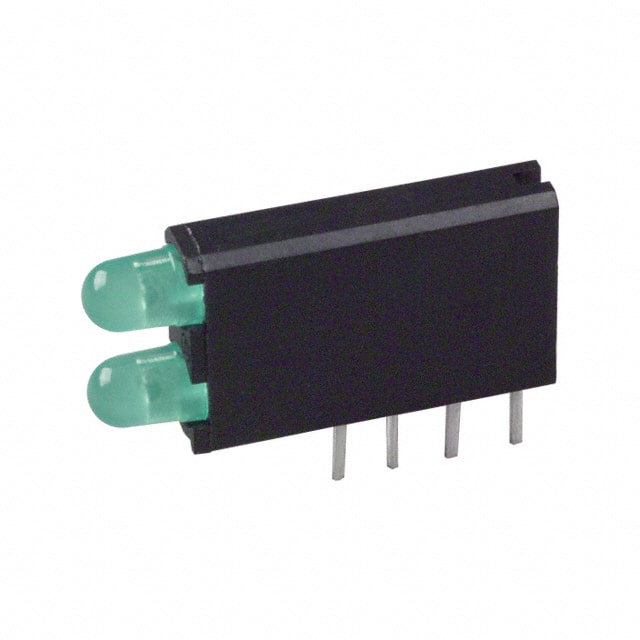 5690112200F LED 2HI 3MM NARROW GREEN PC MNT