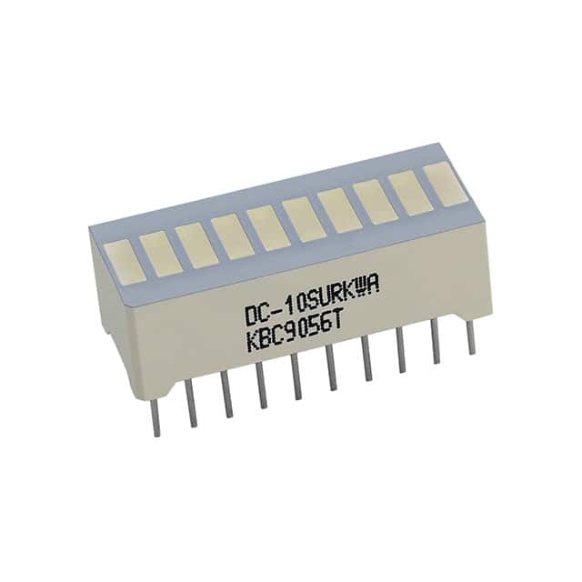 DC10SURKWA LED BAR GRAPH 10SEG 630NM RED