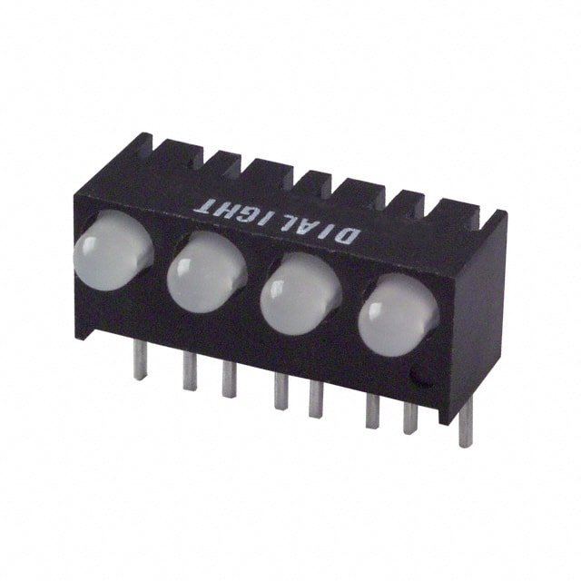 5513007004F LED 3MM QUAD RED/GRN BICLR PCMNT