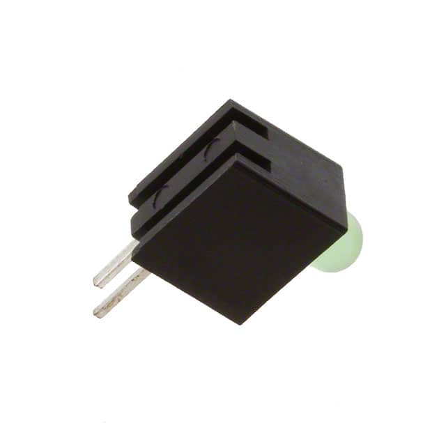 H101CGD LED ASSY RA 3MM GRN 565NM