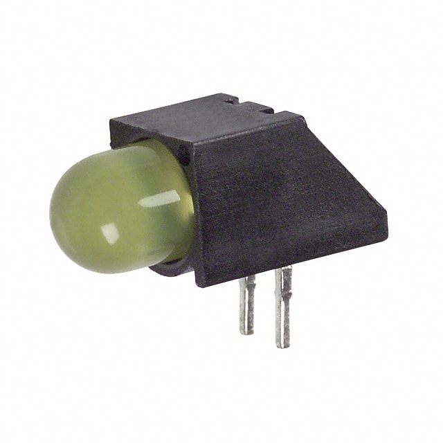 5501207F LED 5MM RT ANG LOW CUR YEL PCMNT