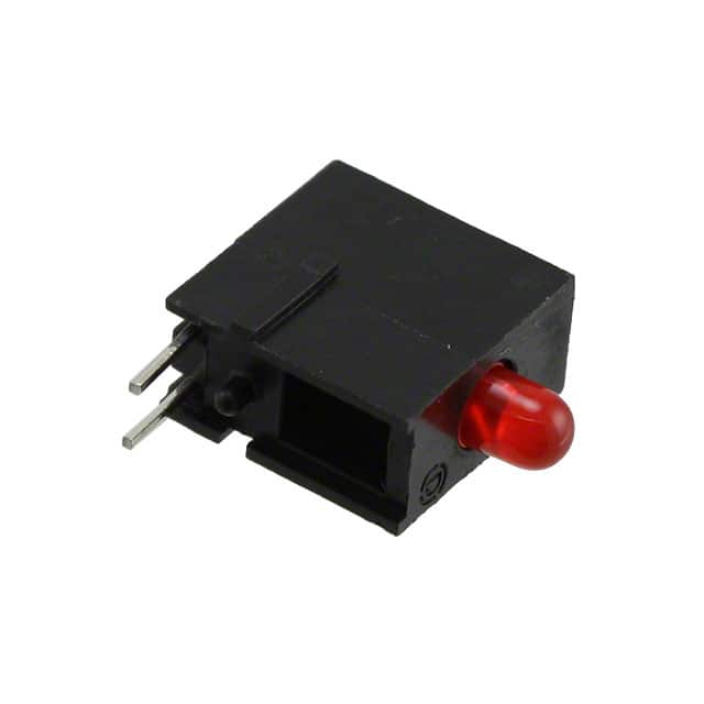 5510401F LED CBI 3MM DIN RED DIFF RA SGL