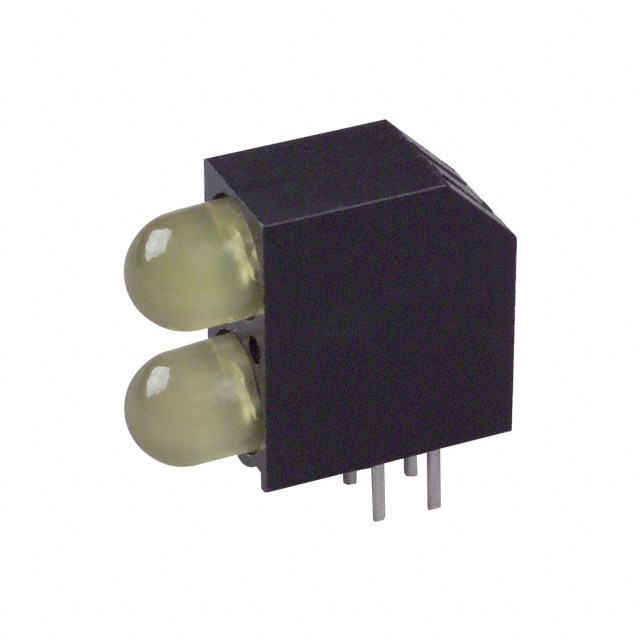 5520933F LED 2HI 5MM LOW CUR YEL PC MNT