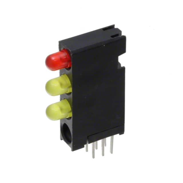 5680201330F LED CBI 3MM 4X1 RED,YLW,YLW X