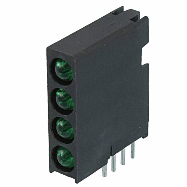 5682232222F LED CBI 3MM 4X1 GRN,GRN,GRN,GRN