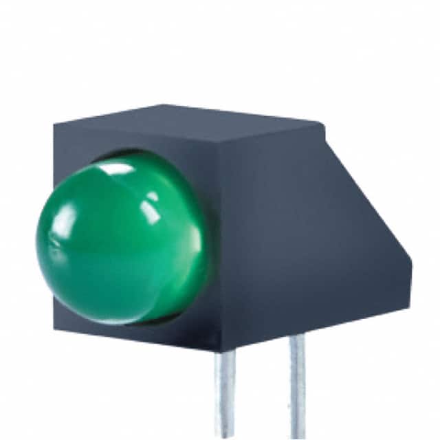 XVT1LUG48D LED 4.8MM GREEN DIFFUSED RA CBI