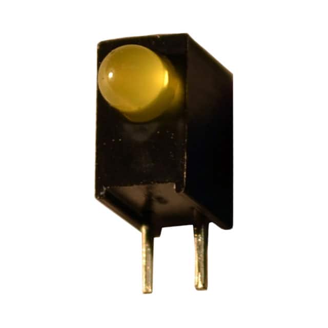 QBL7YA80D-MP4B LED SINGLE 3MM YELLOW DIFFUSED