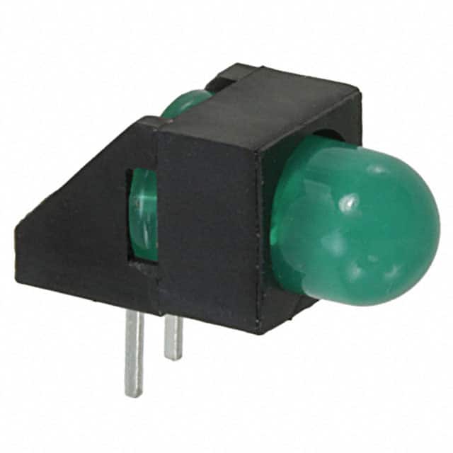 HLMP-3962-F00B2 LED 5MM GAP GREEN RT ANG HOUSING