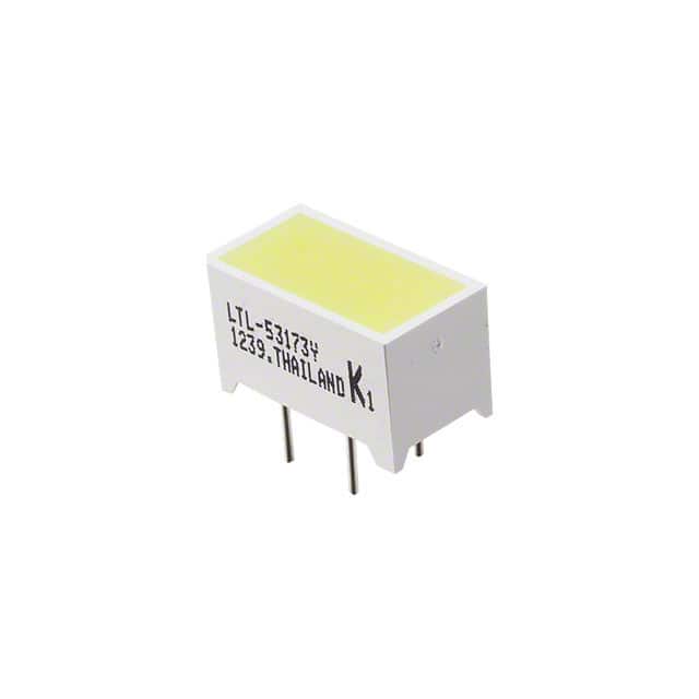 LTL-53173Y LED LIGHT BAR RECT 1X1 YELLOW