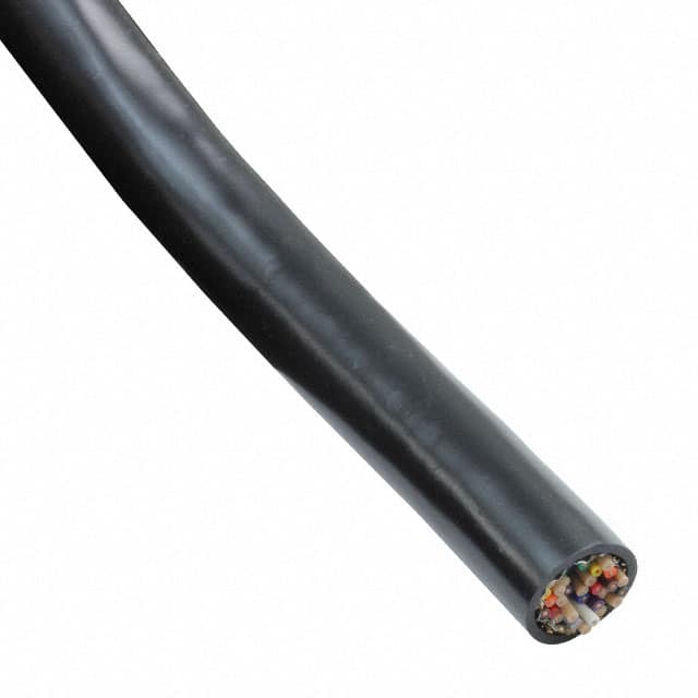 159-2801-020 CBL RIBN 20COND 0.05 BLACK 5'
