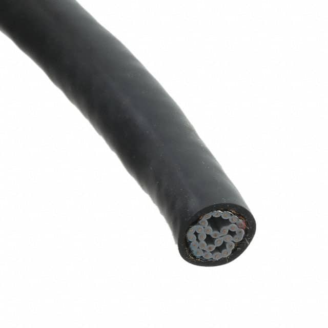 159-2801-026 CBL RIBN 26COND 0.05 BLACK 5'