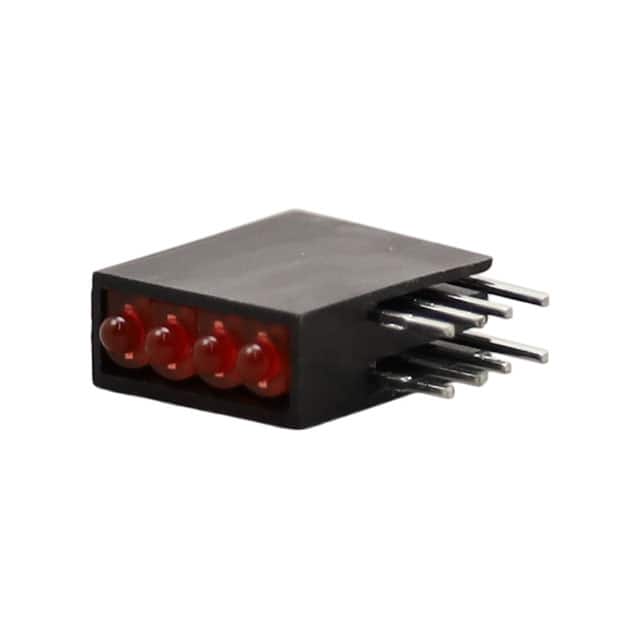 H485CHDL LED ASSY RA 1.8MM 4X1 HER DIFF