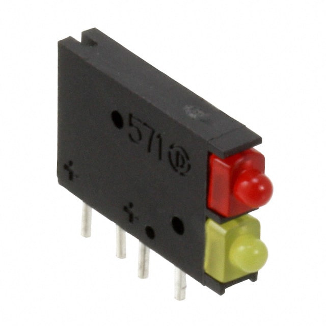 5710113F LED CBI 2MM BI-LEVEL RED-YLW
