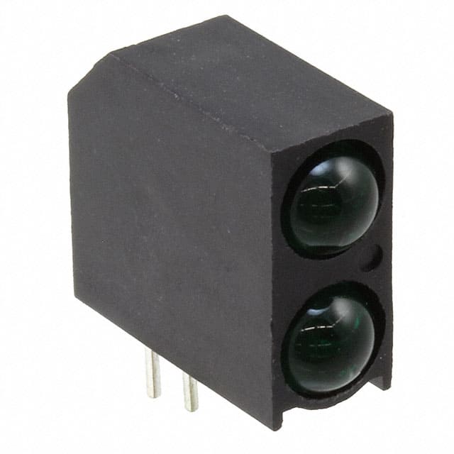 5522222100F LED CBI 5MM BI-LEVEL BKLT GN/GN