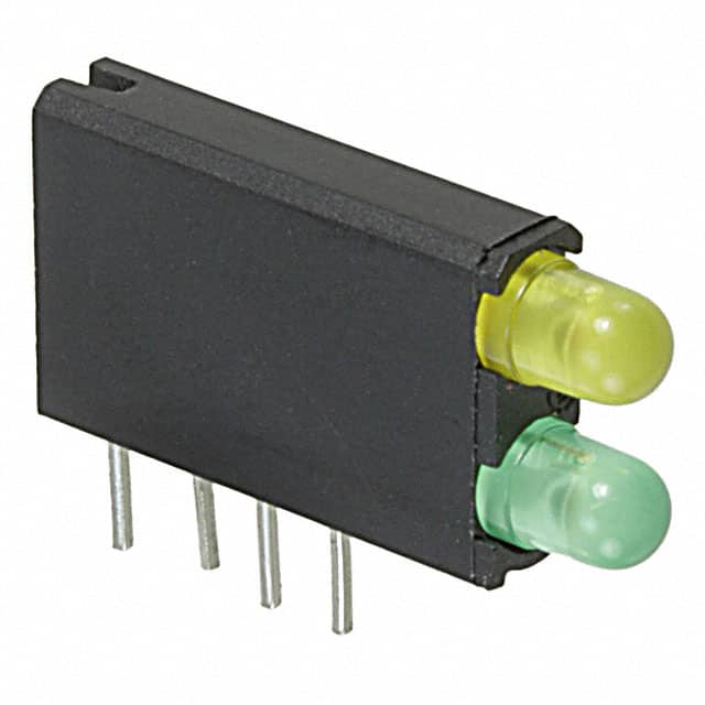 5690113200F LED CBI 3MM BI-LEVEL YLW,GRN