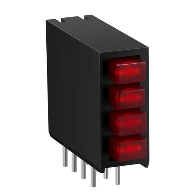 XVX4SUY36D LED 4POS YELLOW DIFFUSED CBI