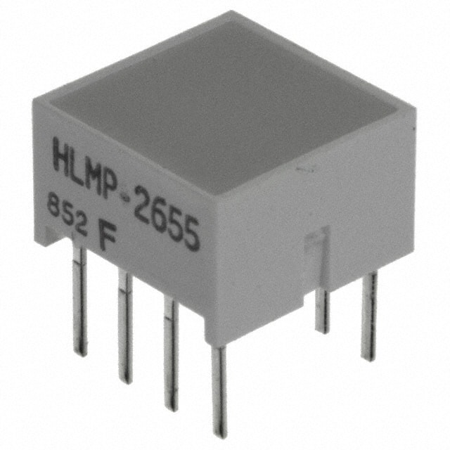 HLMP-2655-EF000 LED LT BAR 8.89X8.89MM SGL HER