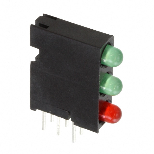 5640100233F LED CBI 3MM 3X1 GRN/YLW/YLW DIFF