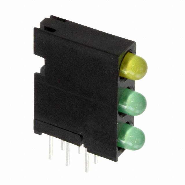 5640100322F LED CBI 3MM 3X1 YLW/GRN/GRN DIFF